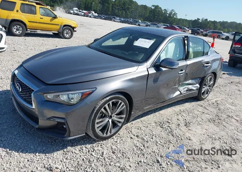 2021 Infiniti Q50 Sensory z USA, uszkodzony, nr VIN JN1EV7CP6MM700406